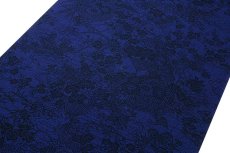 画像3: ■「藍染：あいぞめ」 キングサイズ 単衣にもおすすめ 高級ちりめん生地使用 反物 正絹 小紋■ (3)