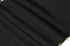 画像3: ■「憲法 加賀黒:梅染」 加賀染 エフエスガード 特殊ガード加工済み 石持ち 五泉 日本の絹使用 黒色 夏物 駒絽 反物 正絹 最高級 喪服■ (3)