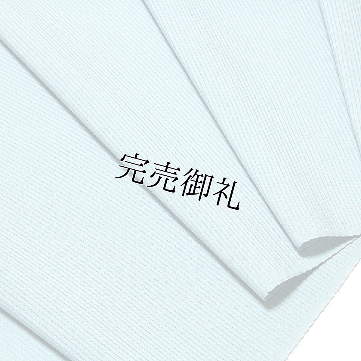 画像3: ■【訳あり】五泉 先練駒絽 水色系 夏物 正絹 反物 色無地■ (3)