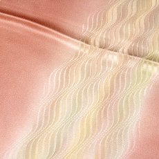 画像2: ■「正絹-高級」 可愛らしい ボカシ染め 帯揚げ 平組 帯締め セット■ (2)