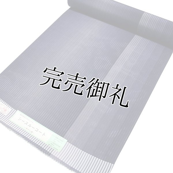 【最終値下げ！】色無地　正絹　反物　コート　羽織　透かし