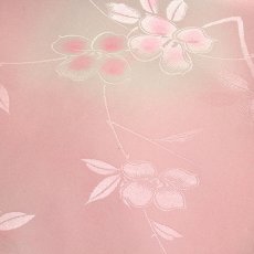 画像3: ■花模様 ボカシ染め 正絹 長襦袢 反物■ (3)