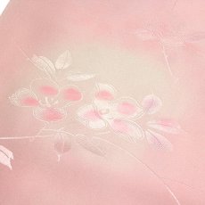 画像2: ■花模様 ボカシ染め 正絹 長襦袢 反物■ (2)