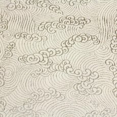 画像6: ■【訳あり】 「京都西陣織：浅山織物謹製」 真珠 本金箔 太鼓柄 桜 正絹 高級 袋帯■ (6)