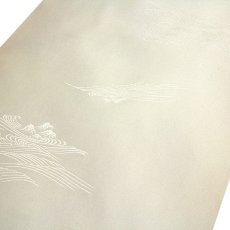 画像2: ■【訳あり】 礼装用 白色系 フォーマル 留袖 琳派花水木 反物 正絹 長襦袢■ (2)