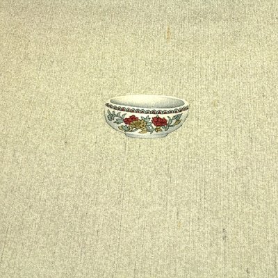 画像3: ■【訳あり】 生紬 落款入り 京友禅 通産大臣指定伝統的工芸品 正絹 反物 花瓶柄 付下げ■