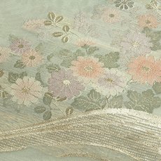 画像4: ■【訳あり】 京都西陣織 「廣瀬織物謹製：涼風」 夏物 単衣 ぬれぬき使用 もじり織 絽 正絹 袋帯■ (4)