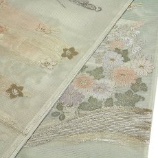 画像3: ■【訳あり】 京都西陣織 「廣瀬織物謹製：涼風」 夏物 単衣 ぬれぬき使用 もじり織 絽 正絹 袋帯■ (3)