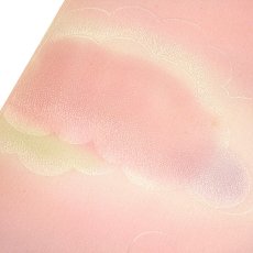 画像3: ■【訳あり】 寿光織 楊柳ちりめん生地 ボカシ染め 正絹 反物 長襦袢■ (3)