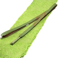 画像1: ■総絞り 正絹 帯揚げ 金糸織 平組 帯締め セット■ (1)