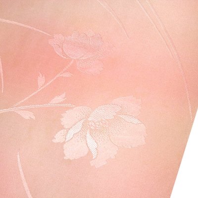 画像3: ■長襦袢 正絹 新品 訳あり 反物 花模様 ぼかし ピンクベージュ 未仕立て 着物■