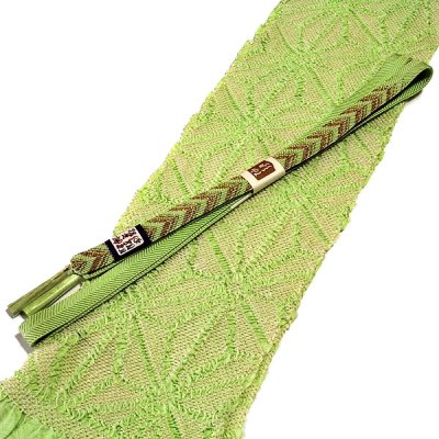 画像1: ■訳あり 総絞り 正絹 帯揚げ 手組紐 平組 帯締め セット■