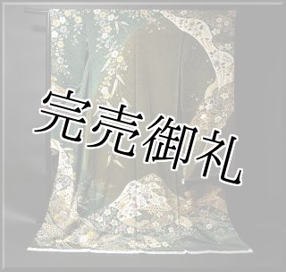 十日町 翠山工房 桐屋 辻が花 絞り 金通し 振袖