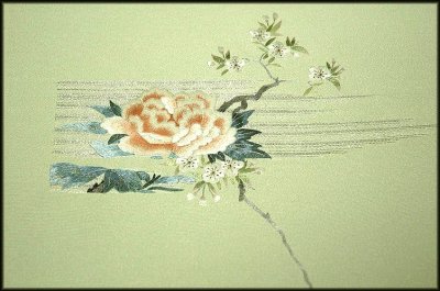 画像2: ■蘇州刺繍 花柄 上品な 付下げ■
