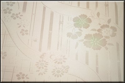 画像2: ■「幸せ染花」 竹梅模様 ボカシ 長襦袢■