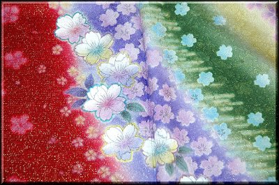 画像2: ■手縫い仕立て付き 赤色に妖艶なボカシ 桜柄 金通し 豪華絢爛 振袖■