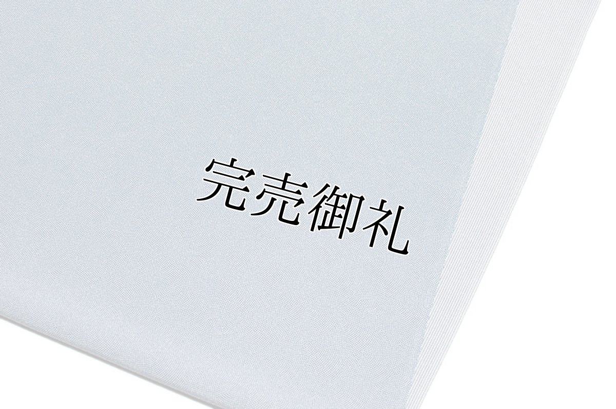 画像5: ■「重要無形文化財彫型写」 日本の絹 丹後ちりめん生地使用 青海鮫に万筋 単衣にも最適 伝統工芸 伊勢型両面 江戸小紋■ (5)