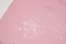 画像3: ■【訳あり】「蘇州刺繍」 細やかな地紋 花車 上品な 反物 正絹 長襦袢■ (3)