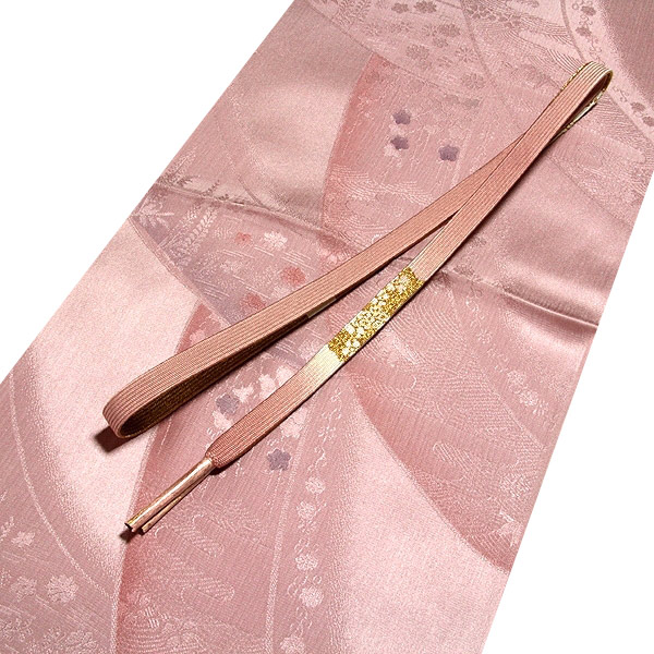  ■「袷 正絹」 帯揚げ 帯締め セット １点■を出品しました。 