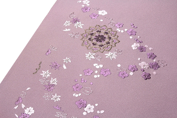 訳あり】「贅沢な総手刺繍」 蘇州刺繍 相良刺繍 柄全てが手刺繍 美しい