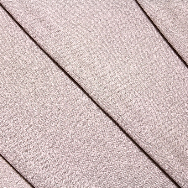 堅牢染」 灰桜色系 日本の絹 丹後ちりめん生地使用 縦絽 夏物 正絹 